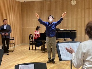 筒井さんによるリーダー指揮