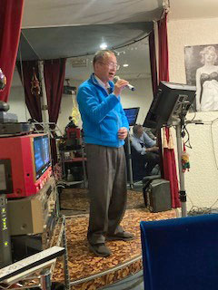 中澤さんの熱唱